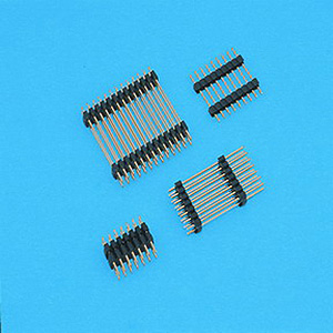 2.54 x 2.54mm(0.1" x 0.1") Double Plastic Base Header - DIP type