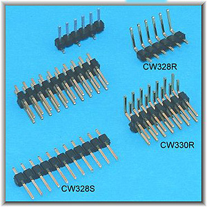 W330 0.100"(2.54mm) Pitch Pin Header Connectpr - DIP type