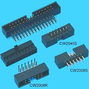 CW2545 0.100"(2.54mm) Pitch Dual Row Box Header - DIP type