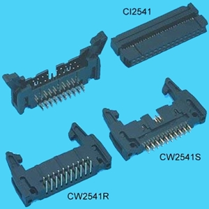 CW2541 0.100"(2.54mm) Pitch Dual Row IDC Headers - DIP type
