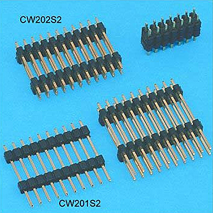 W201D 2.0mm (0.079") Double Plastic Base Header - Board to Board Connector