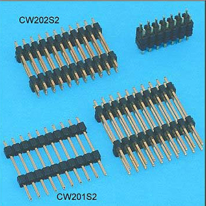 W202D 2.0x2.0mm(0.079" x 0.079") Double Plastic Base Header - Board to Board Connector